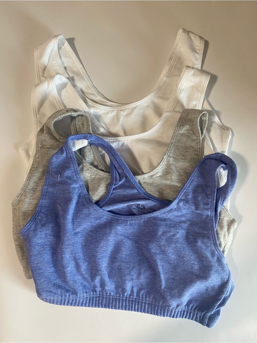 Size 34 fruit of the loom wire free basic comfort bras bundle of 4